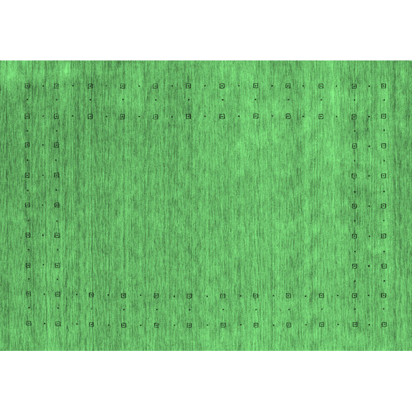 Foundry Select Green Machine Washable Rug Wayfair